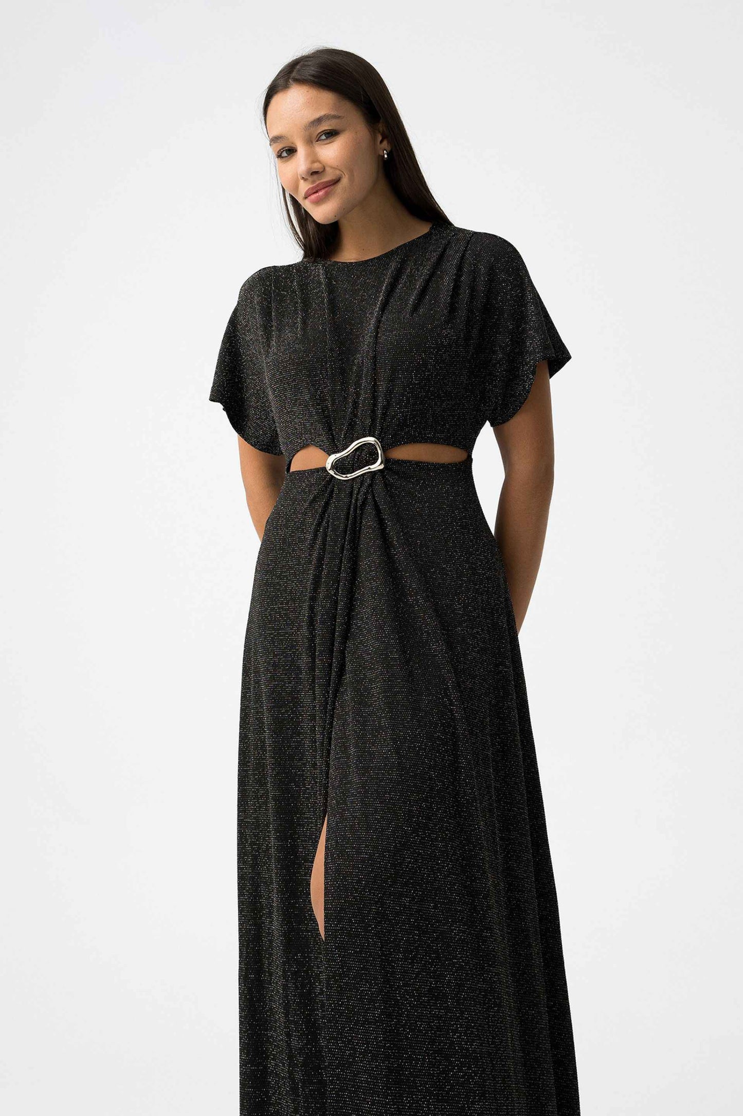 GLAM SHIMMERING MAXI DRESS