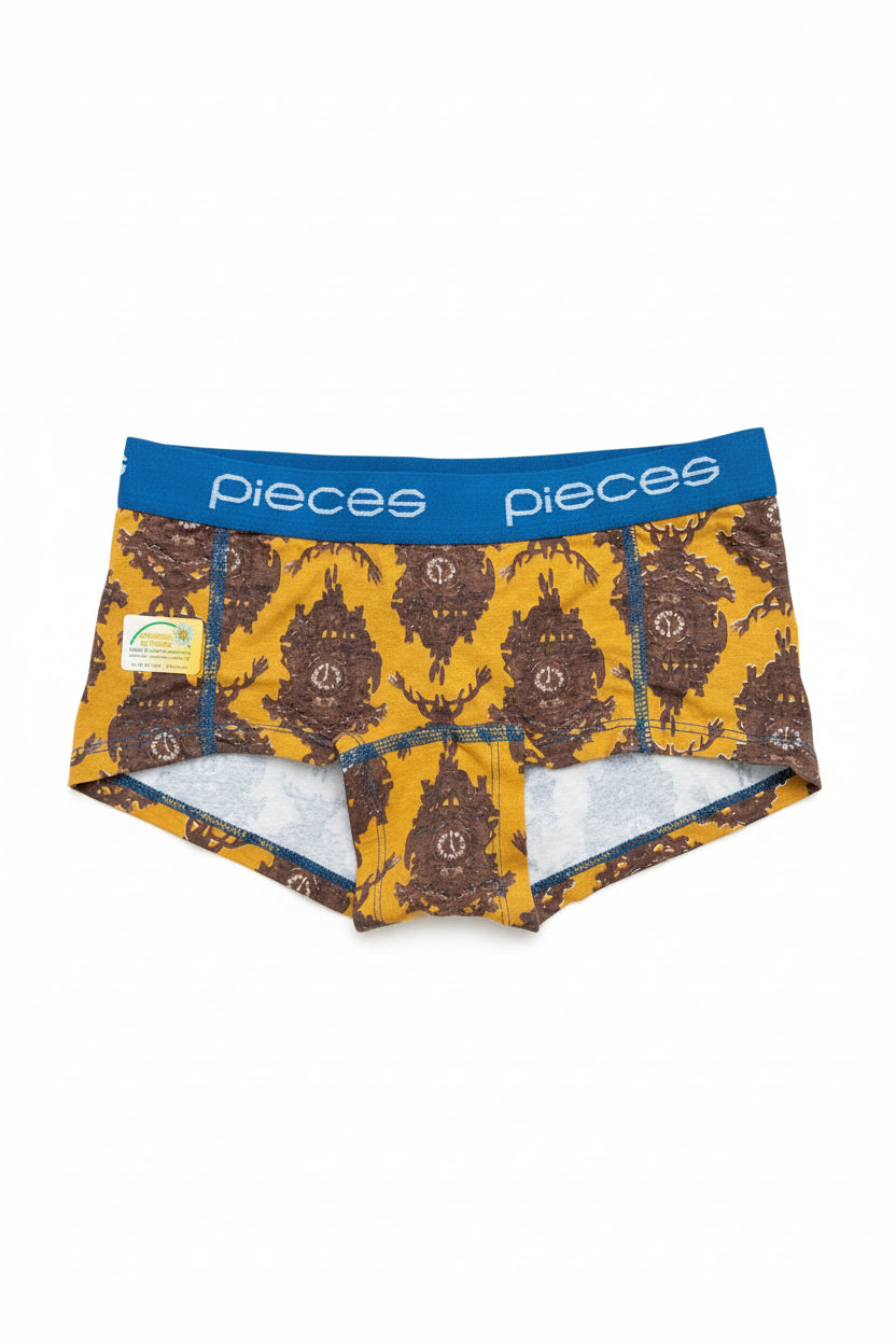 LOGO LADY BOXERS YELLOW