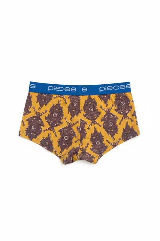 LOGO LADY BOXERS YELLOW