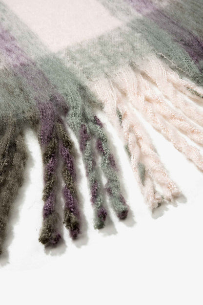 HALSDUK MED FLÄTADE FRANSAR KYOTO