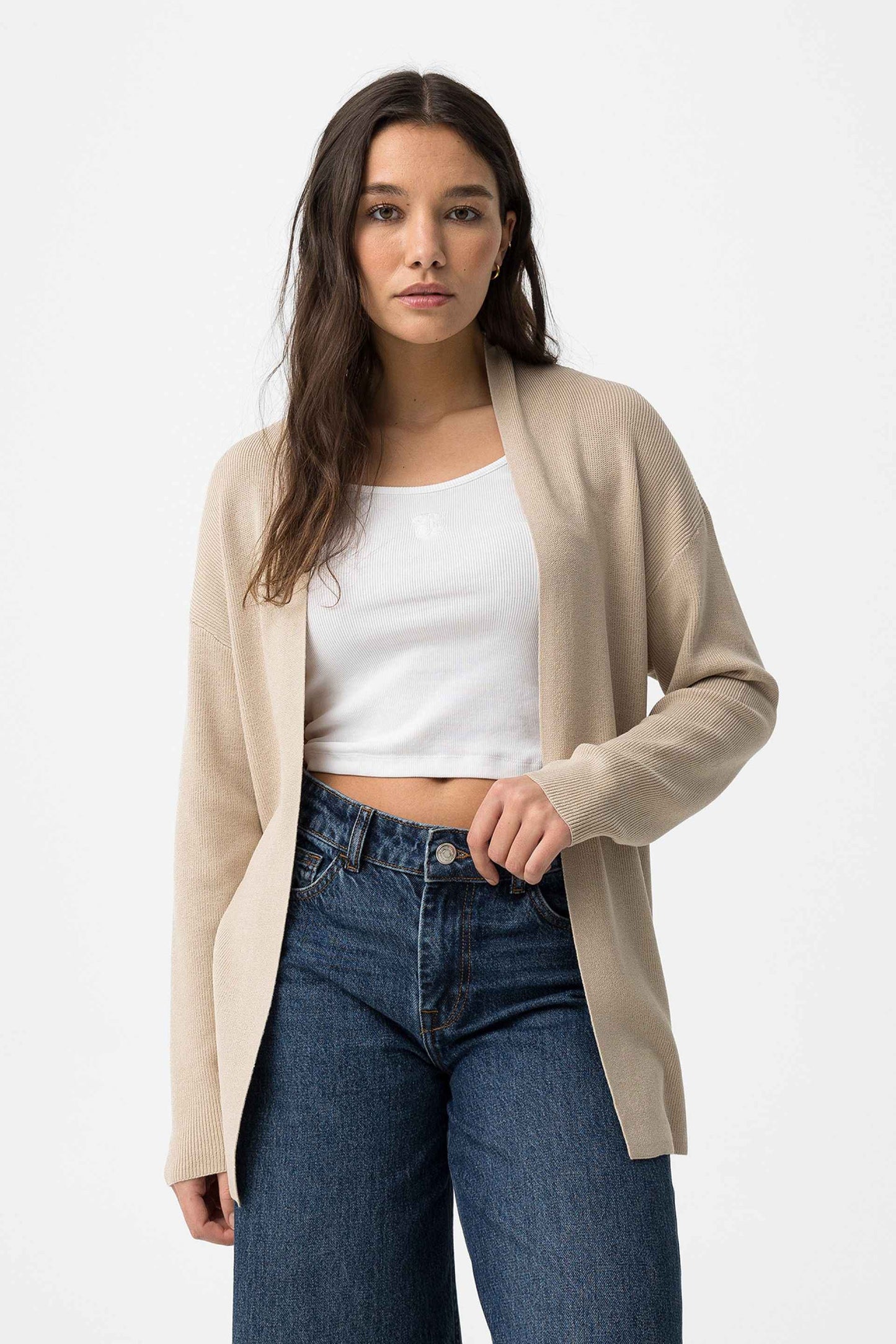MEDEIA CARDIGAN BEIGE
