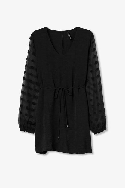 PAULA LACE SLEEVE TUNIC DRESS