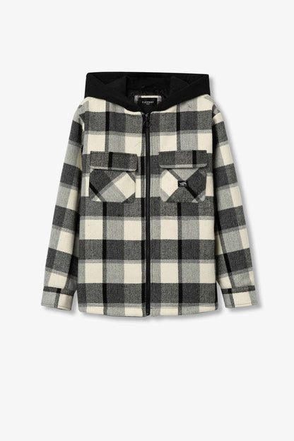 RHESUS HOODED SHIRT JACKET