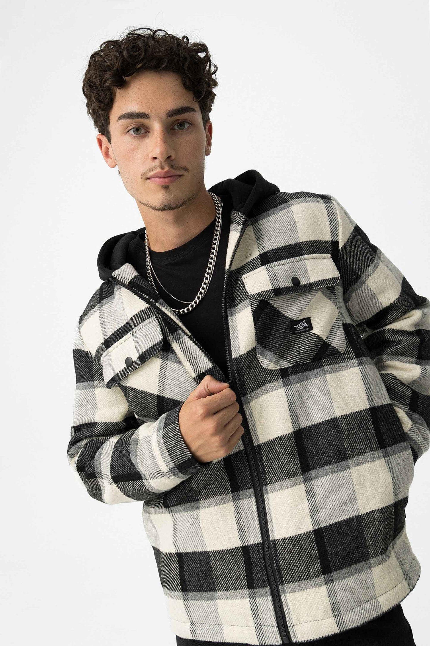 RHESUS HOODED SHIRT JACKET