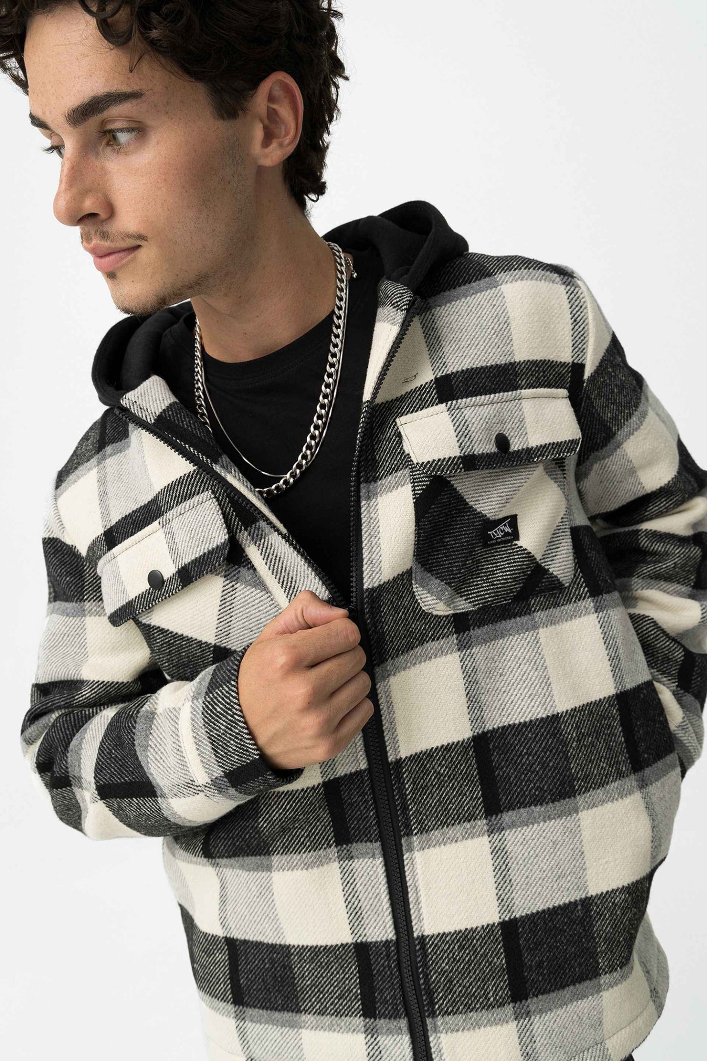 RHESUS HOODED SHIRT JACKET