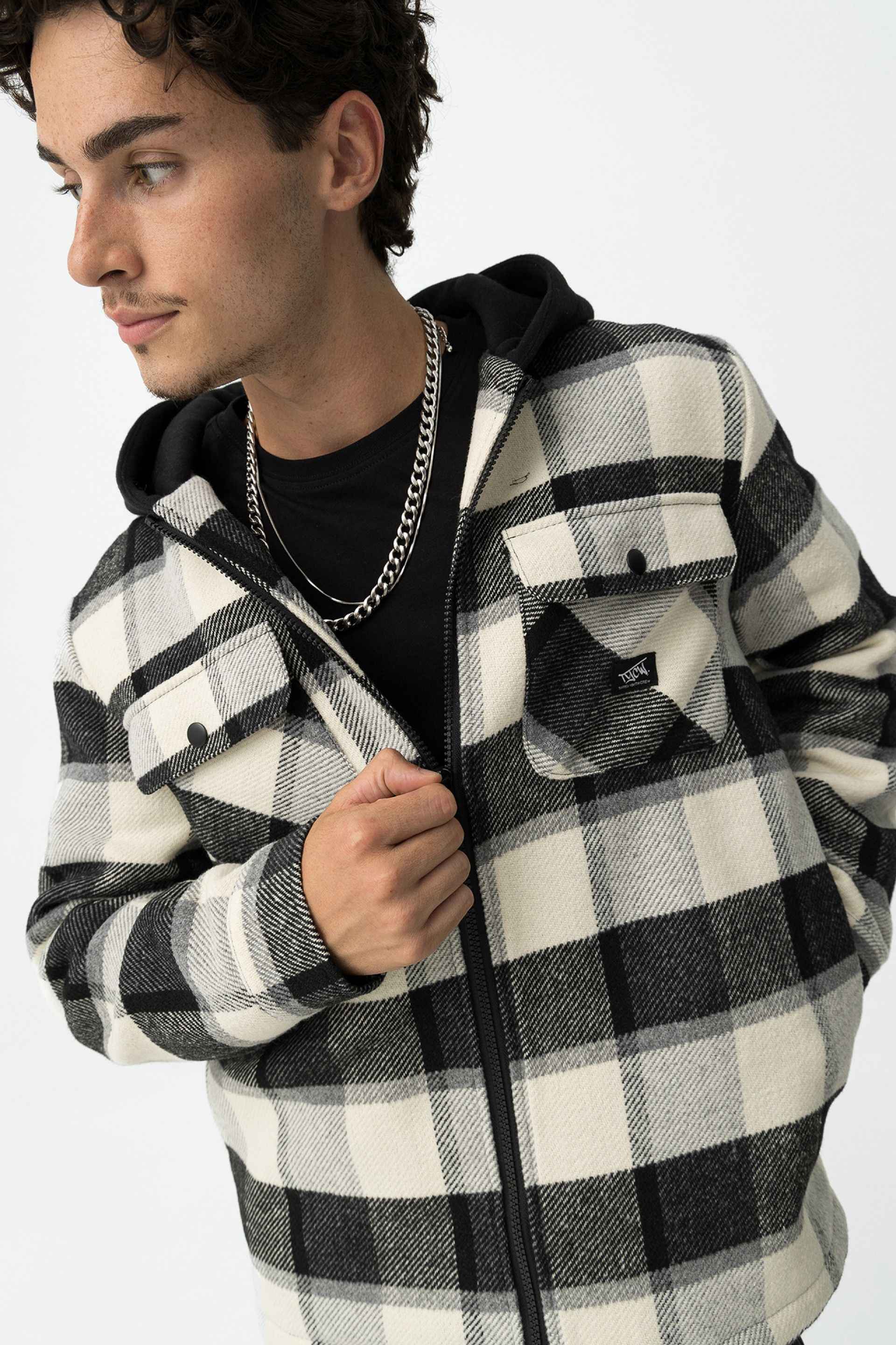 RHESUS HOODED SHIRT JACKET