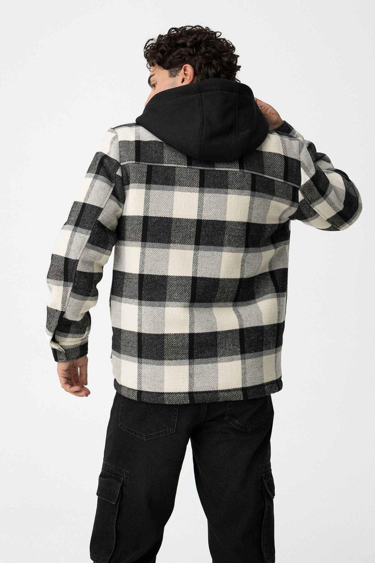 RHESUS HOODED SHIRT JACKET