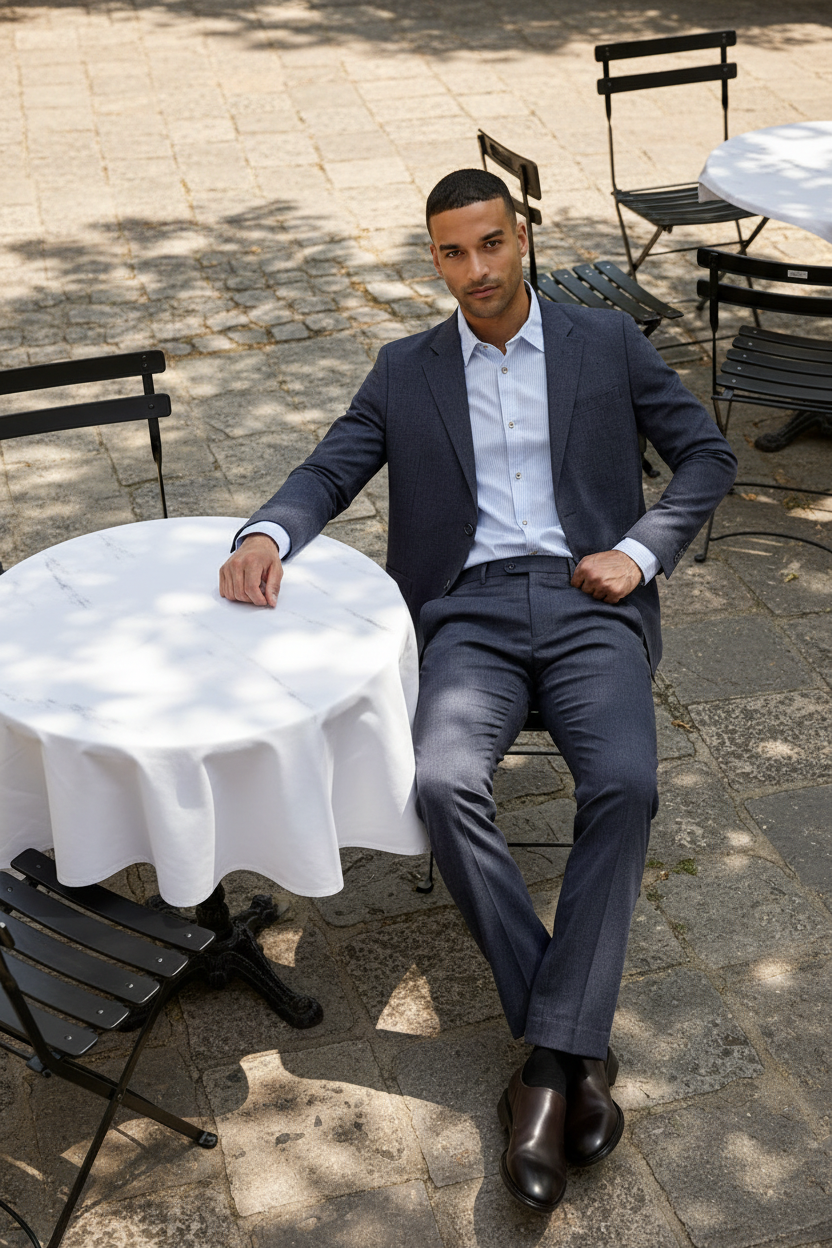RIVIERA LEINENBLAZER SLIM FIT