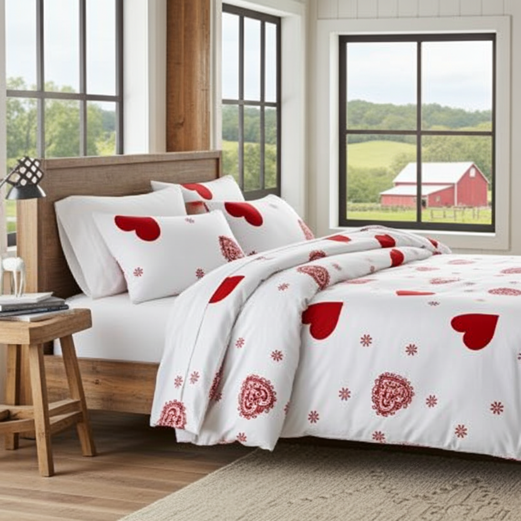Bed linen set ANDORA 3 pieces – Soft and wrinkle-free duvet cover set (150x200cm)