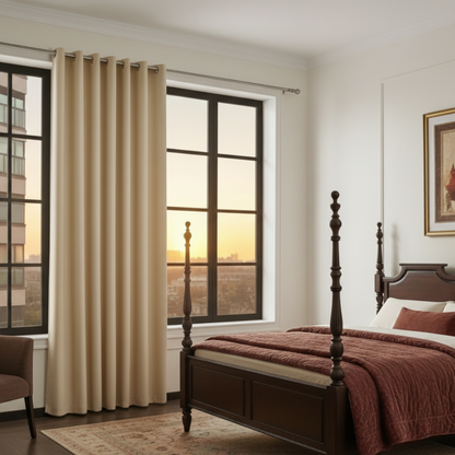 Blackout curtain GONATT – Stylish curtain panels for a dark bedroom
