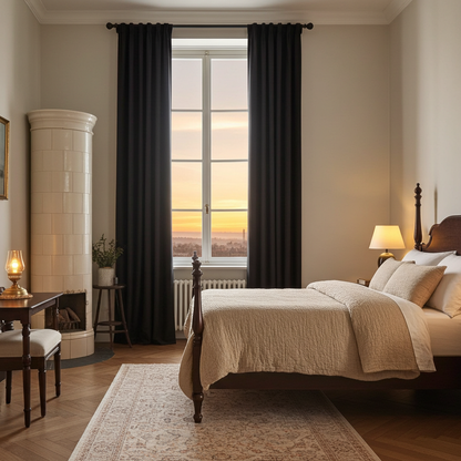 Blackout curtain GONATT – Stylish curtain panels for a dark bedroom