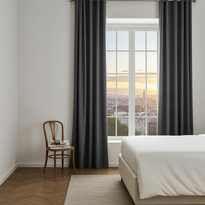 Blackout curtain GONATT – Stylish curtain panels for a dark bedroom