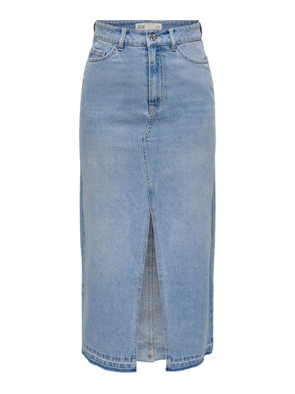 BELLA HW LONG SKIRT DNM - Best clothes.