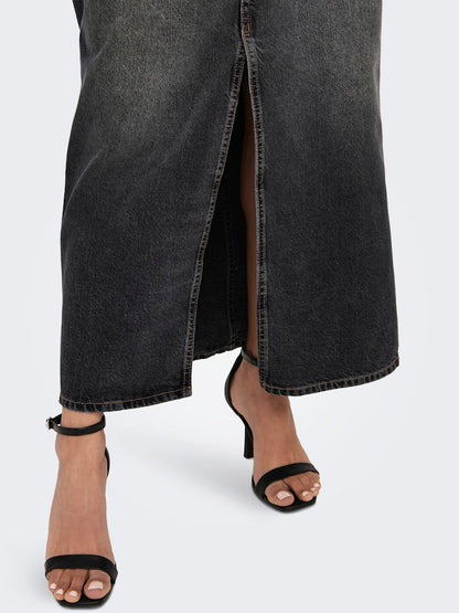 CILLA LONG SLIT SKIRT DNM - Best clothes.