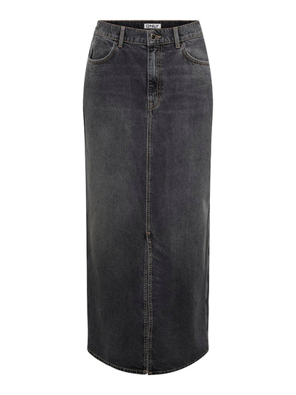 CILLA LONG SLIT SKIRT DNM - Best clothes.