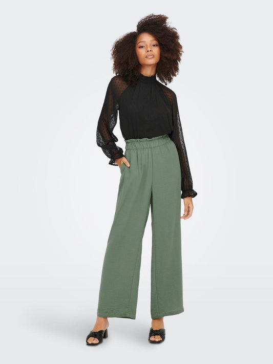 DIVYA LIFE HW WIDE PANT - Best clothes.
