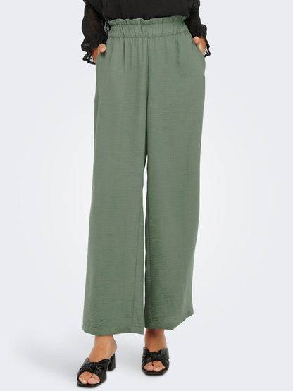 DIVYA LIFE HW WIDE PANT - Best clothes.