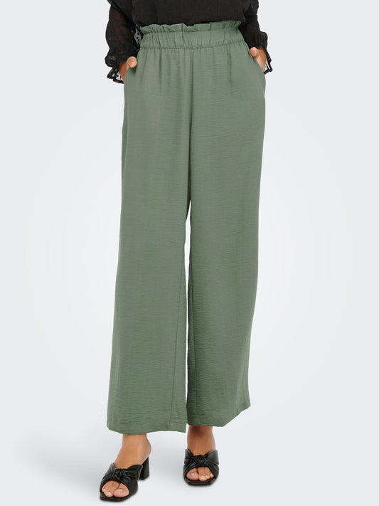 DIVYA LIFE HW WIDE PANT - Best clothes.