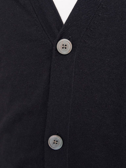 EMIL KNIT BUTTON CARDIGAN