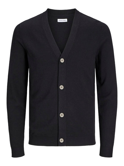EMIL STRICK-CARDIGAN MIT KNOPF
