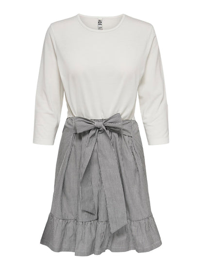 GABRIELLA 3/4 MIX DRESS - Best clothes.