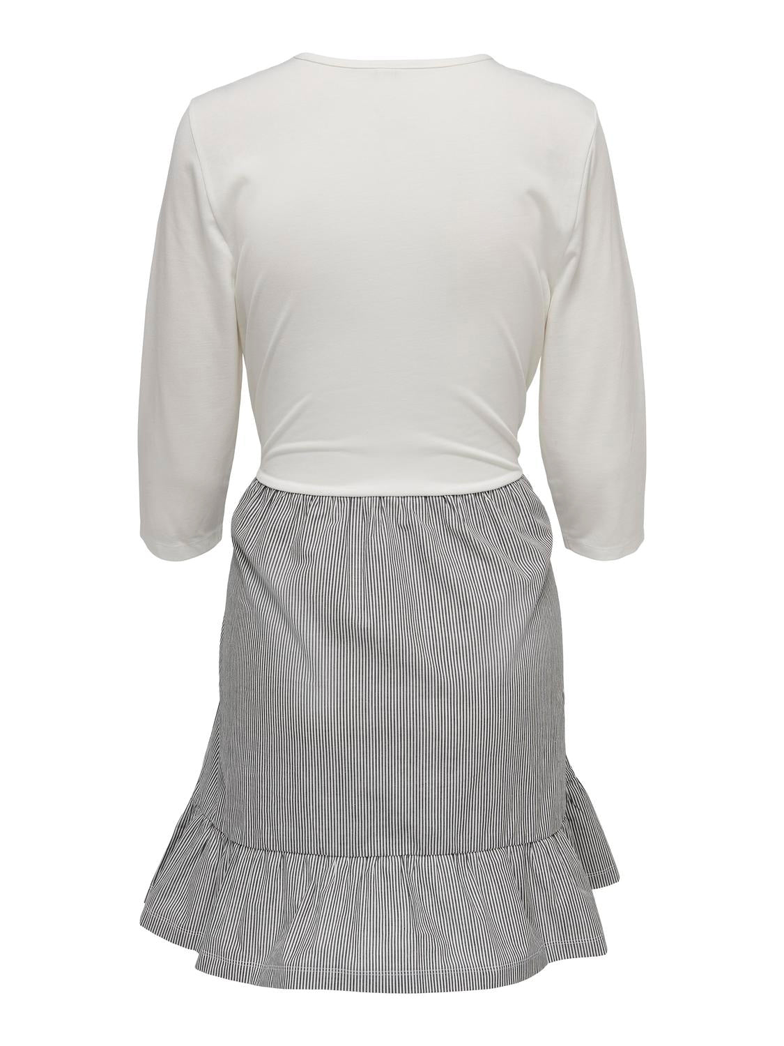 GABRIELLA 3/4 MIX DRESS - Best clothes.