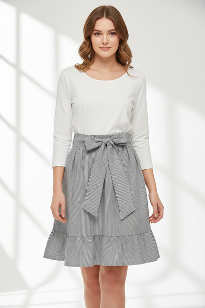 GABRIELLA 3/4 MIX DRESS