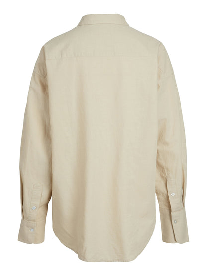 JAMIE LS LINEN BLEND SHIRT - Best clothes.