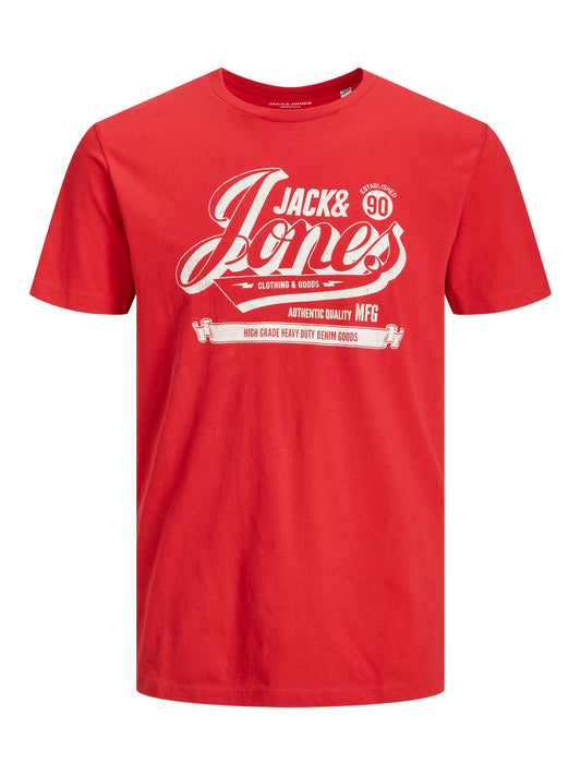 JEANS T-SHIRT MIT RUNDHALSAUSSCHNITT