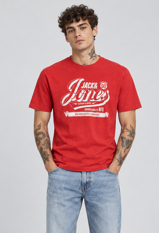 JEANS TEE O-NECK