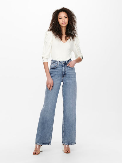 JUICY HW WIDE LEG JEANS 365 - Best clothes.
