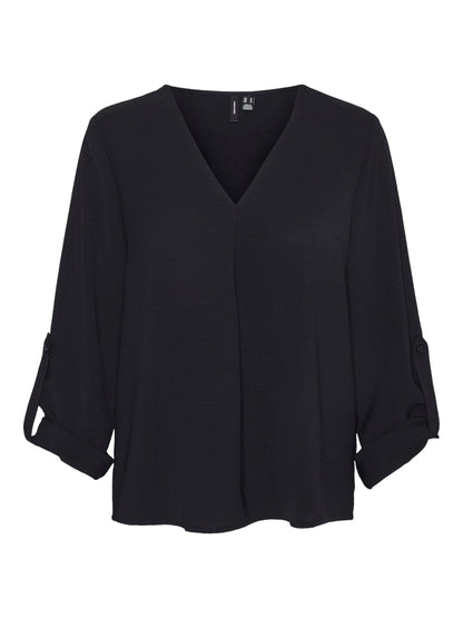 KAS LS V-NECK TOP