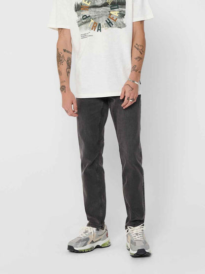 LOOM JEANS DK.GREY