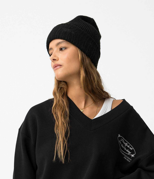 RIBBED KNITTED HAT ROSALÌA