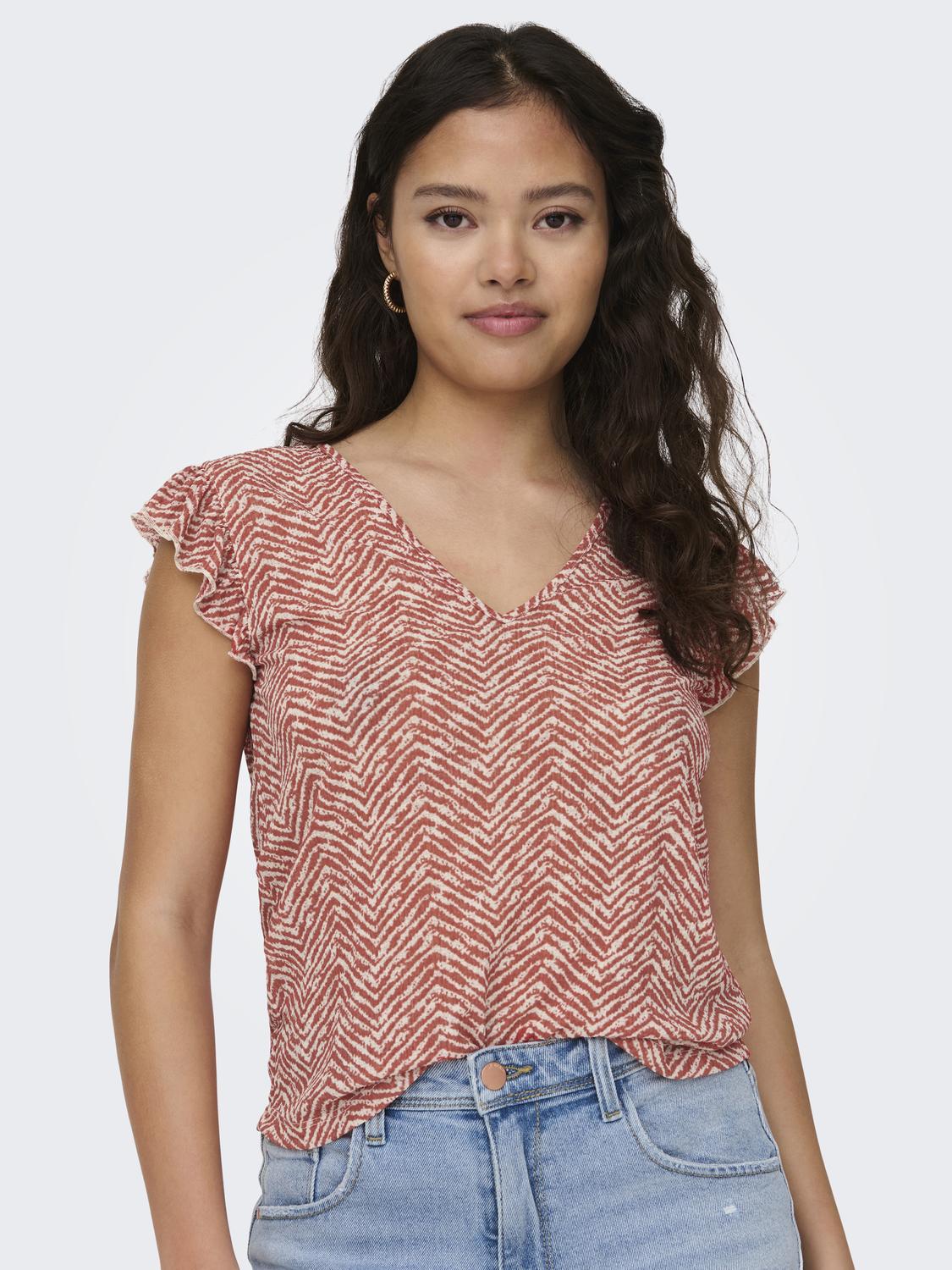 OLINE SS TOP - Best clothes.