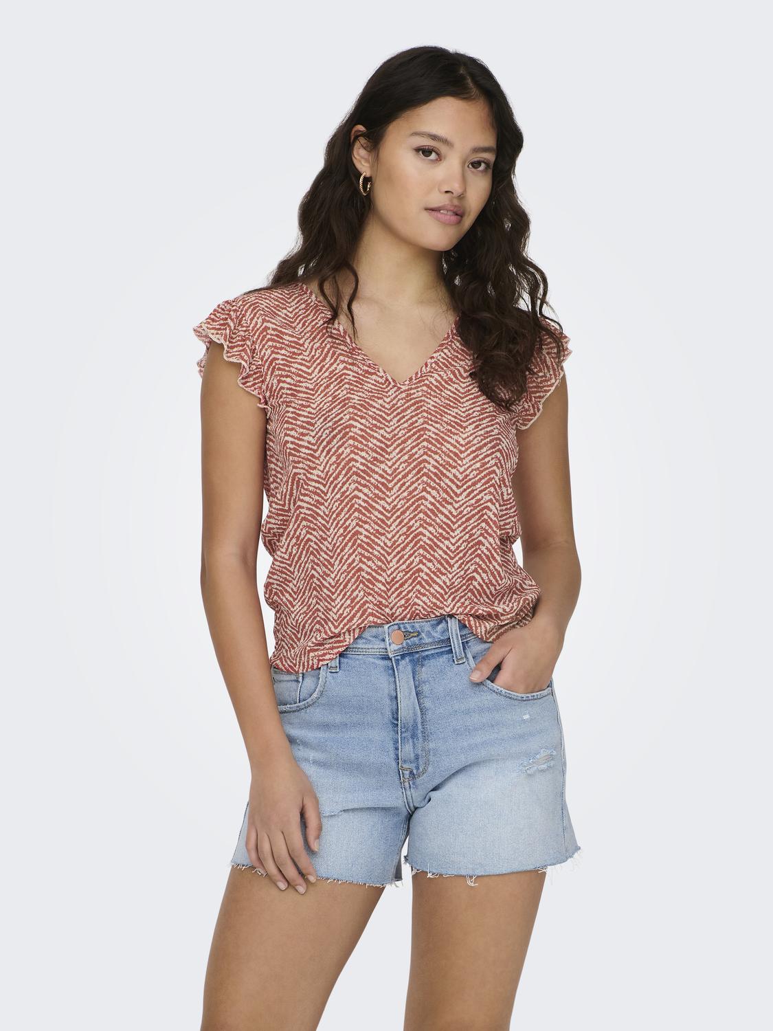 OLINE SS TOP - Best clothes.