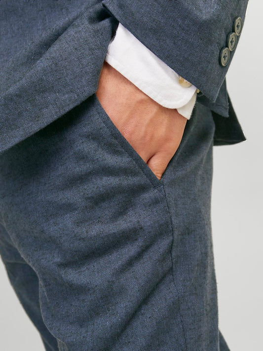 Riviera Linen Bukseler Slim Fit