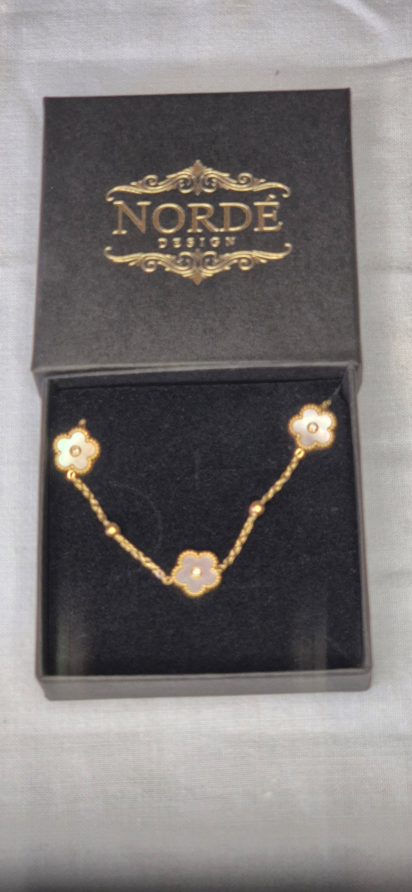 Blumenarmband Gold Damen