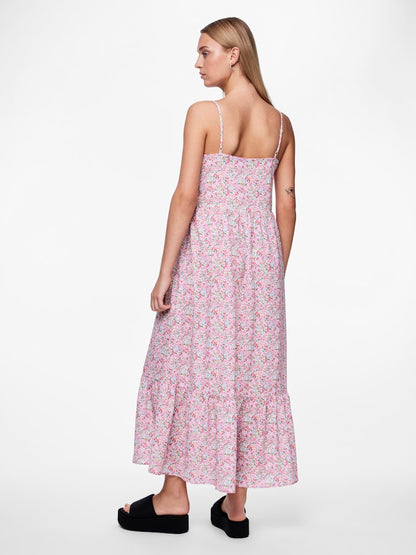 SADE STRAP LONG DRESS - Best clothes.