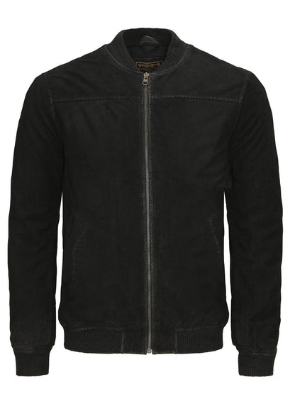 SUEDE BOMBER - Best clothes.